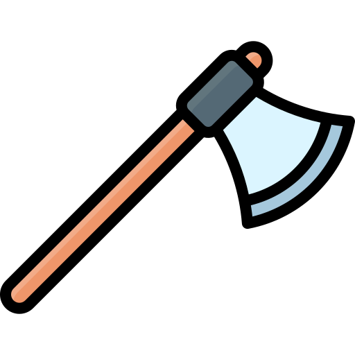 도끼 Generic Outline Color icon