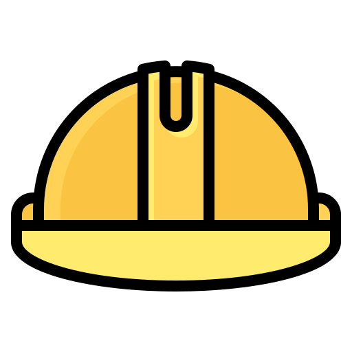 Helmet Generic Outline Color icon