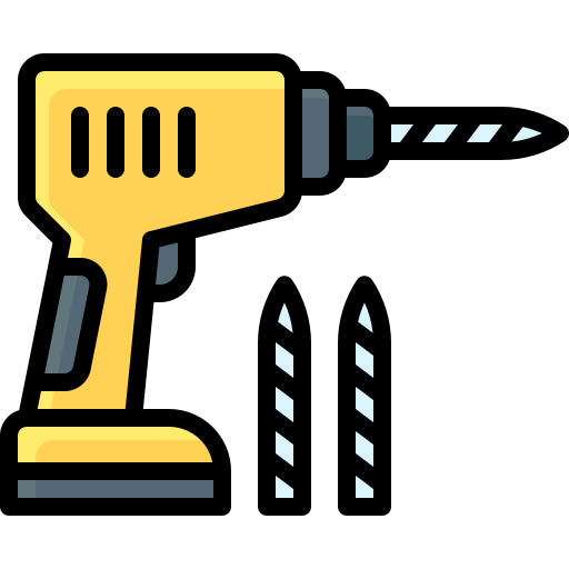 Hand Drill Generic Outline Color icon