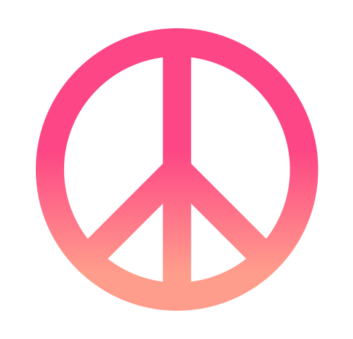 Peace Generic Gradient icon