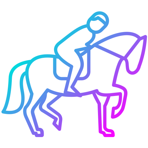 Конный спорт Generic Gradient иконка