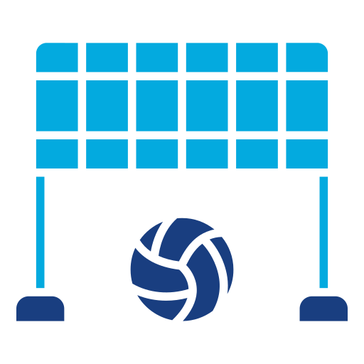 Пляжный волейбол Generic Blue иконка