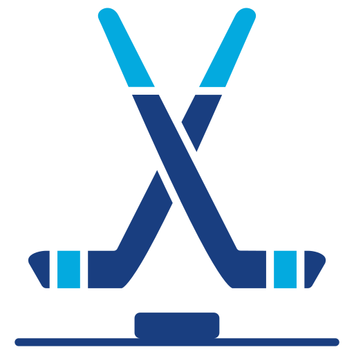 hockey no gelo Generic Blue Ícone