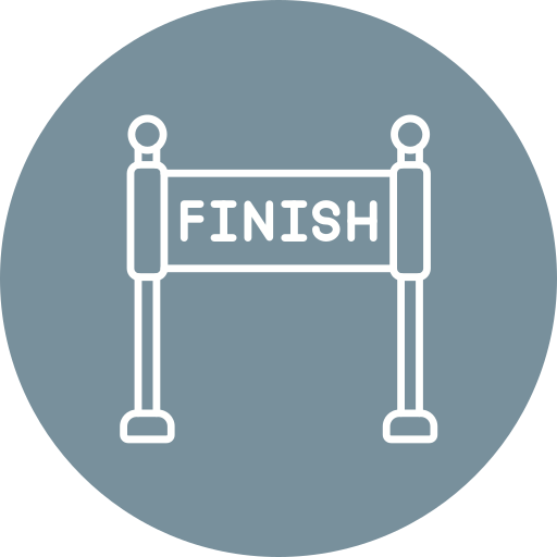 Finish point Generic Flat icon