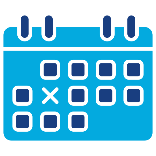 Calendar Generic Blue icon