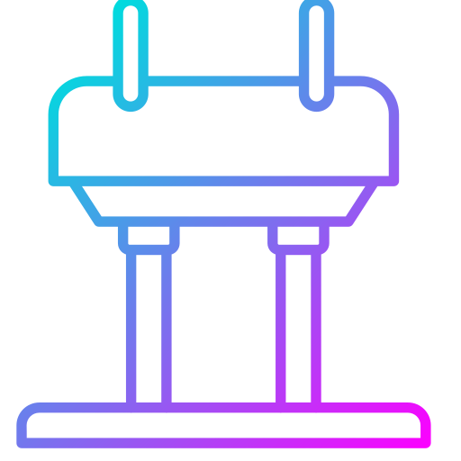 potro de madera Generic Gradient icono