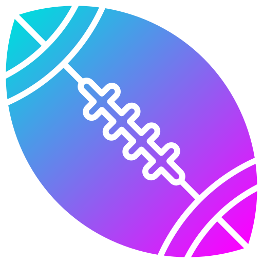 Rugby Generic Flat Gradient icon