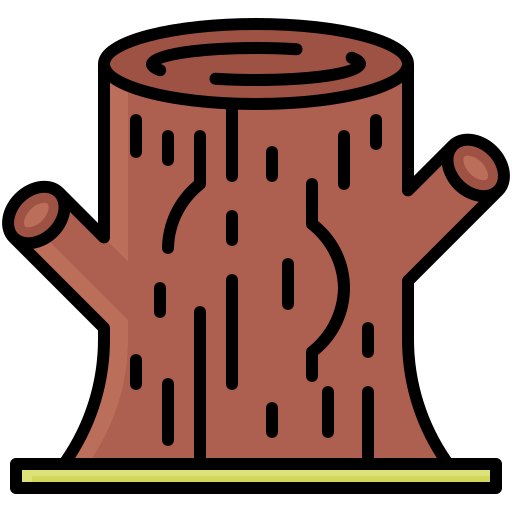 Stump Generic Outline Color icon