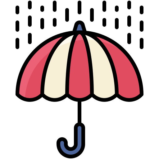 비가 Generic Outline Color icon