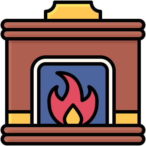 暖炉 Generic Outline Color icon