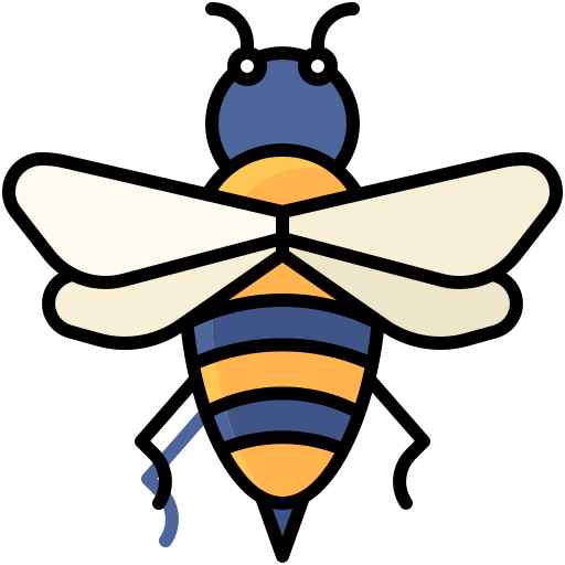 abeja Generic Outline Color icono