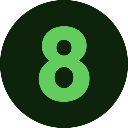 acht Generic Flat icon