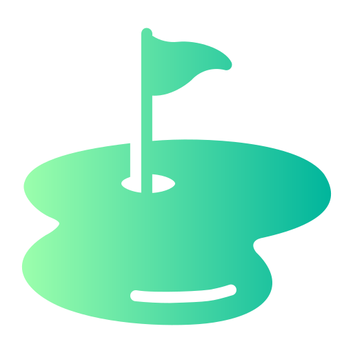 Поле для гольфа Generic Flat Gradient иконка
