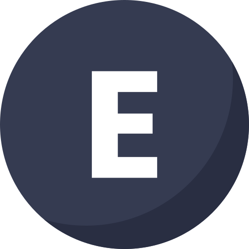 Letter e Generic Mixed icon