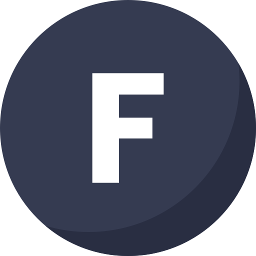 Letter f Generic Mixed icon