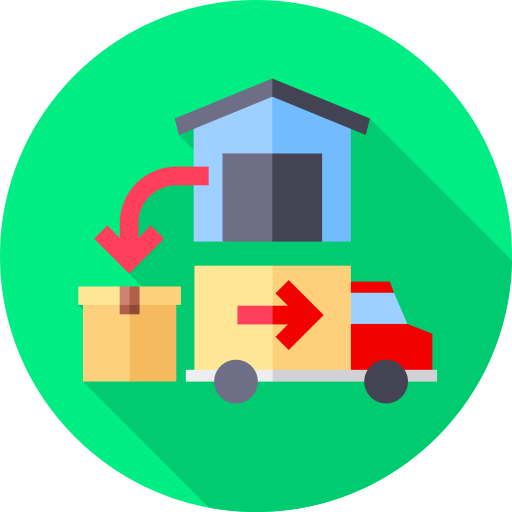 logistic Flat Circular Flat icon