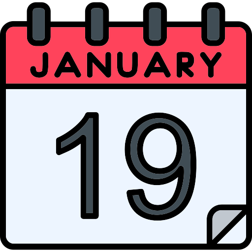 enero Generic Outline Color icono