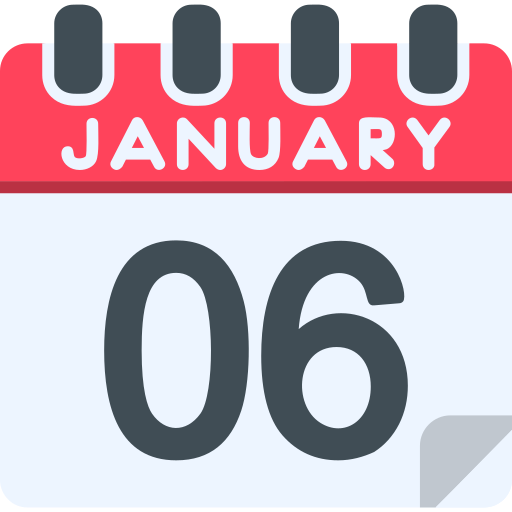 January Generic Flat icon