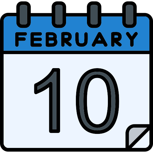 febrero Generic Outline Color icono
