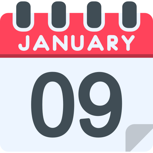 January Generic Flat icon