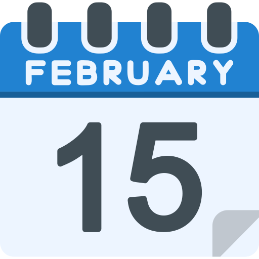 February Generic Flat icon
