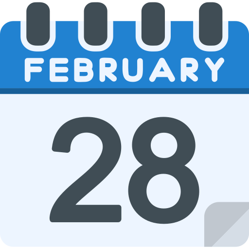 February Generic Flat icon