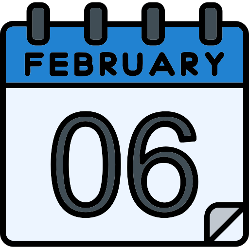 febrero Generic Outline Color icono