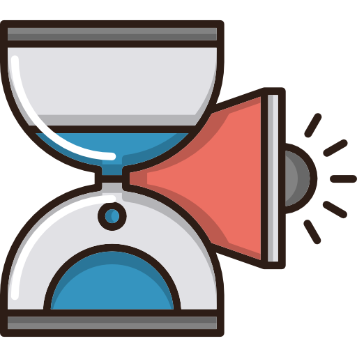 reloj de arena Cubydesign Lineal Color  icono