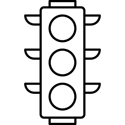 semáforo Cubydesign Lineal icono