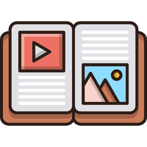 Open book Cubydesign Lineal Color  icon
