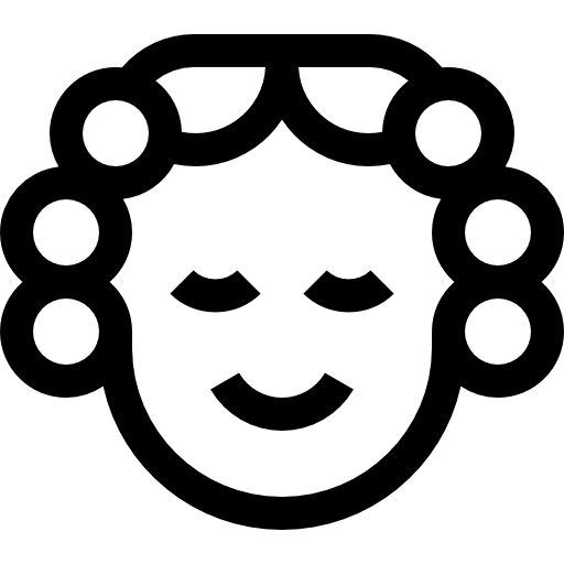 ヘアカーラー Basic Straight Lineal icon