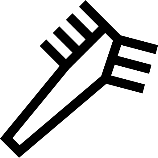haarfärbebürste Basic Straight Lineal icon