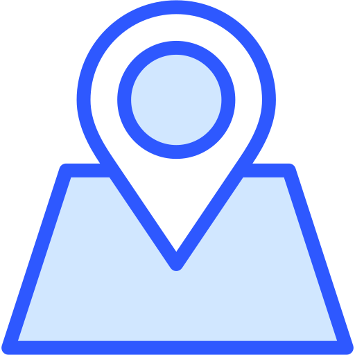 localização do mapa Generic Blue Ícone
