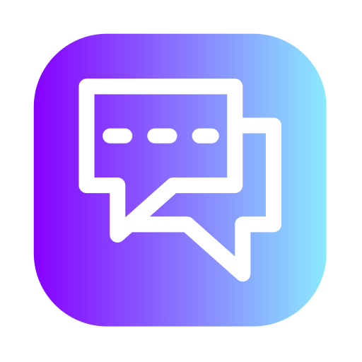 chat Generic Flat Gradient icono