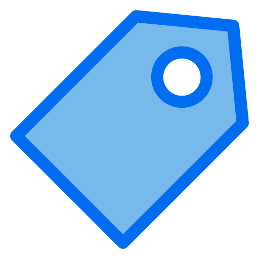 꼬리표 Generic Blue icon