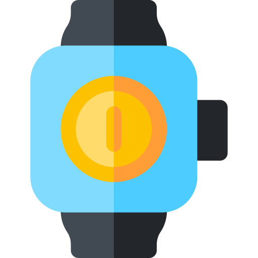smartwatch Basic Rounded Flat icoon