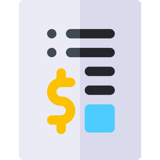 Contract Basic Rounded Flat icon