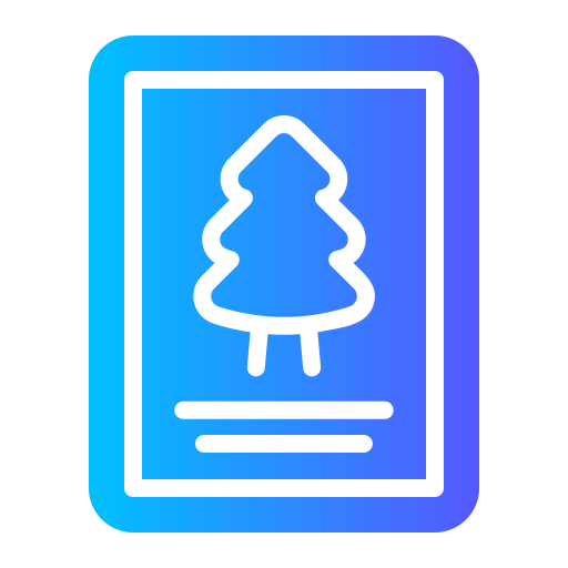 クリスマスカード Generic Flat Gradient icon