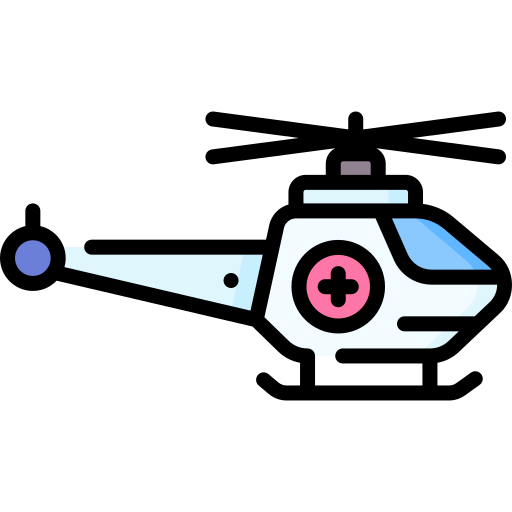 Helicopter Special Lineal color icon
