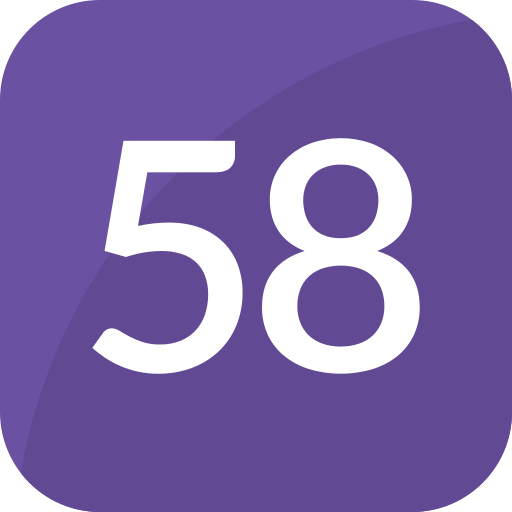 Fifty eight Generic Flat icon