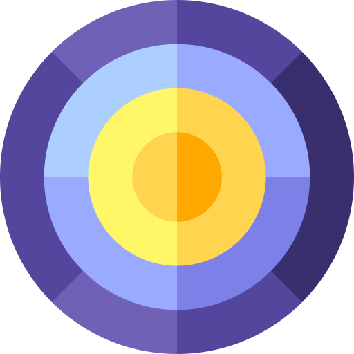 円グラフ Basic Straight Flat icon