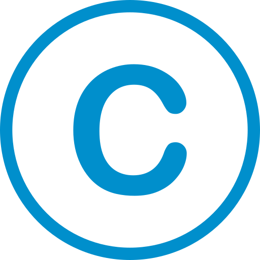 buchstabe c. Generic Blue icon