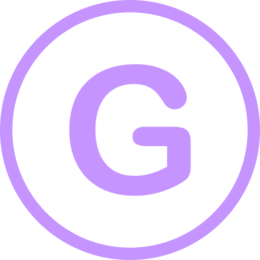 buchstabe g Generic Outline Color icon