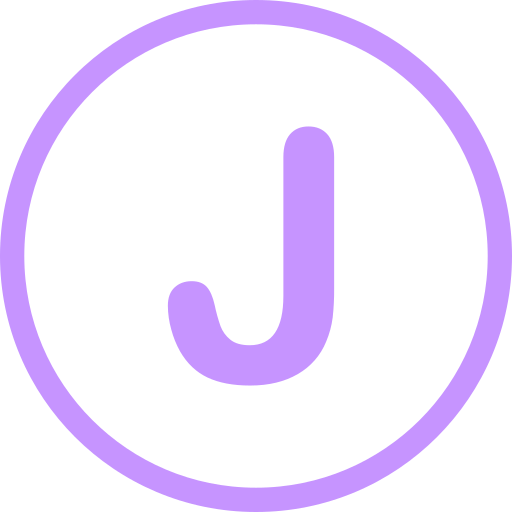 Letter j Generic Outline Color icon