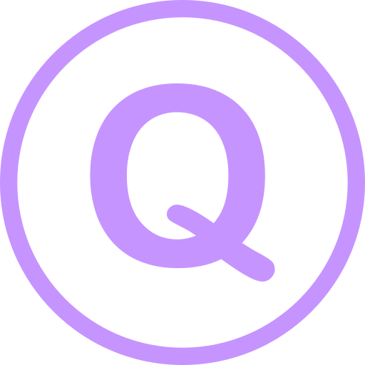 lettre q Generic Outline Color Icône