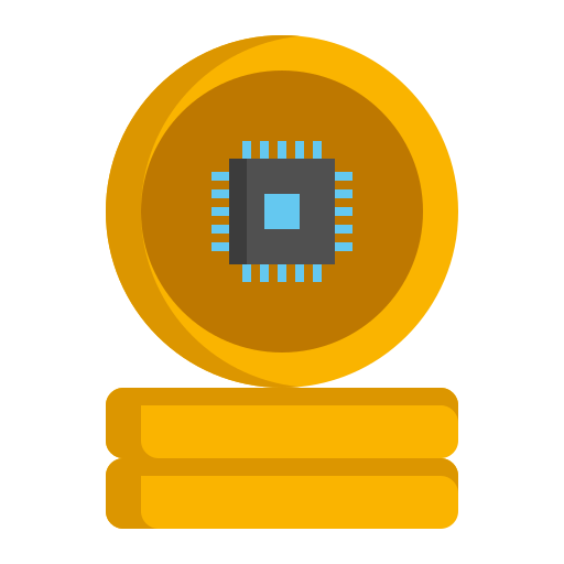 Cryptocurrency Generic Flat icon