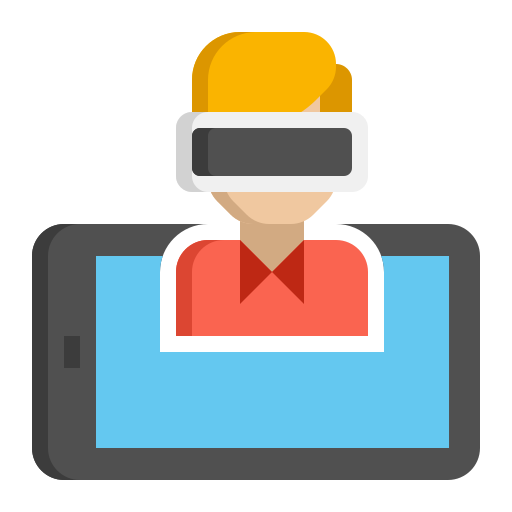 réalité virtuelle Generic Flat Icône