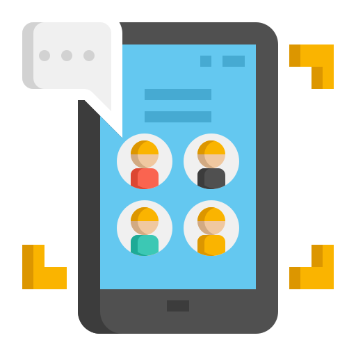 Online meeting Generic Flat icon