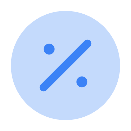 procent Generic Blue ikona