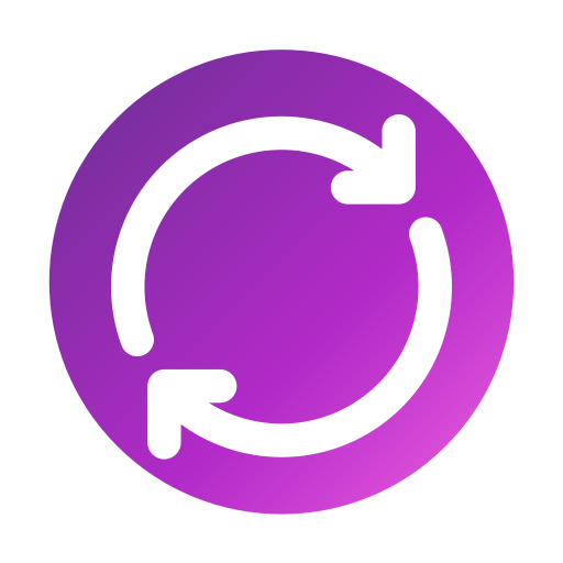 Loop Generic Flat Gradient icon